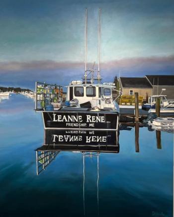 Second Place: Douglas Houle - “Leanne Rene” - in oil. Douglas Houle