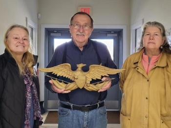From left are Regent Belknap, Dave Patch, Valerie Trentin. Courtesy photo