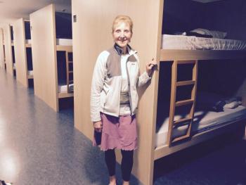 Alina Blakesley at a hostel. Courtesy of Alina Blakesley