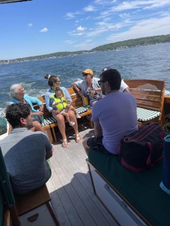 Bid on a private tour of Boothbay Harbor aboard Avelinda. Doug Goldhirsch photo