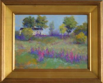 Artist Rick Dickinson has donated his oil painting, “”Sugar Hill,”” for the auction. Courtesy of Rick Dickinson
