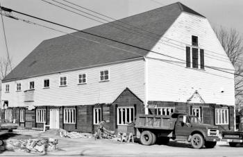 In 1981, Wiscasset builder Paul King and his crew remodeled the hall into apartments. PHIL DI VECE photo