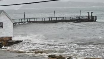 The Card Cove Association dock standing strong. CCA photo