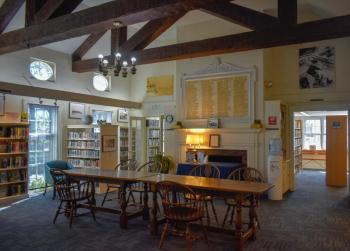 Inside Boothbay Harbor Memorial Library. FRITZ FREUDENBERGER/Boothbay Register