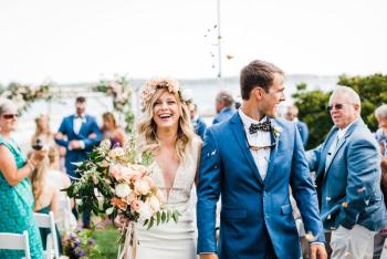 Cherished coastal weddings at Linekin Bay Resort. David Wright Photography photo