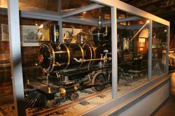 A display at the Narrow Gauge Museum at Boothbay Railway Village Museum. File photo