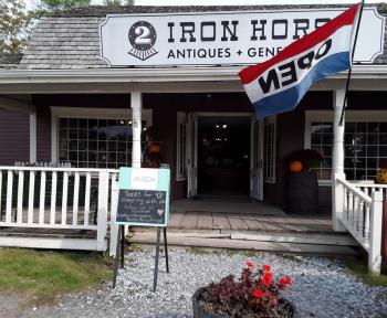 Iron Horse Antiques and General Store is at the entrance to the Railway Village Museum on Route 27 in Boothbay. JANE CARPENTER/Boothbay Register
