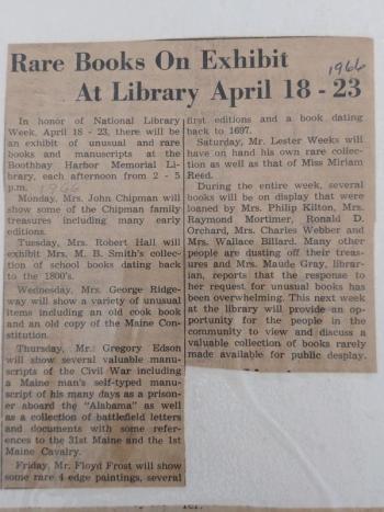 Courtesy of BHML archives