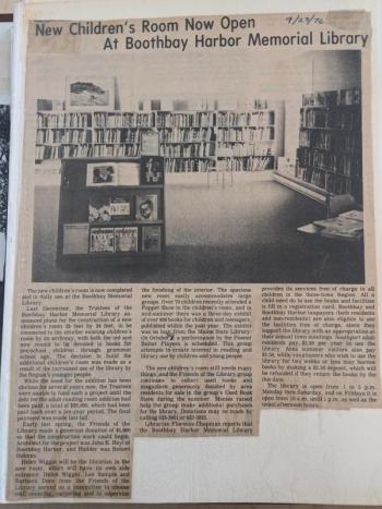 Courtesy of BHML archives