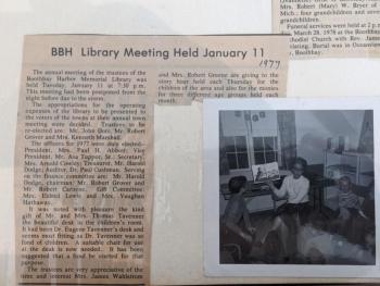 Courtesy of BHML archives