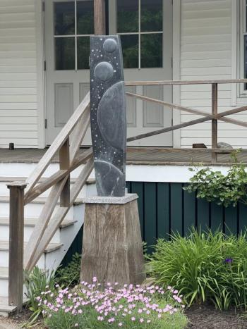 “The Moon and The Stars” sculpture by Bill Royall of Southport. Patricia Royall photo