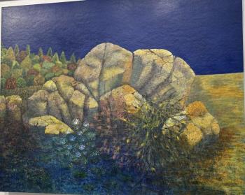 At BRAF: Hannah Nelsbach’s “Low Tide III.” Hannah Nelsbach