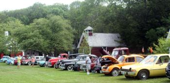 The 2024 Antique Auto Show at Boothbay Railway Village Museum was held July 13. STEVE EDWARDS/Boothbay Register