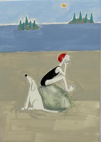 “Chilly” - acrylic on panel - Gail Page. Courtesy of Kerr+Jones Gallery Gail Page