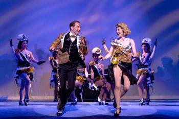 Daniel Plimpton and Darien Crago dance to “I Love A Piano” in the Maine State Music Theater production of “White Christmas.” Courtesy of MSMT