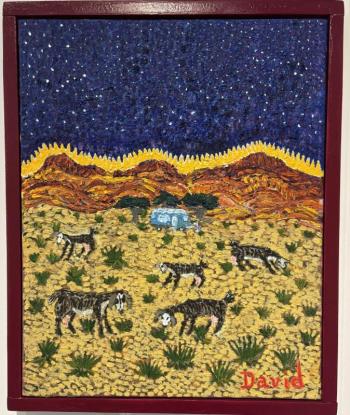 “Lights From Las Vegas” - David Dupree. From the private collection of Terry and Heidi. David Dupree