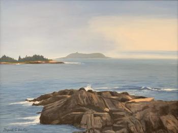 See David Hunter’s show upstairs in Gallery One that includes “Misty Sequin.” Courtesy of BRAF David Hunter