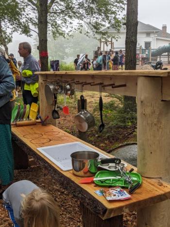The Ramona Thompson Gaudette Mud Kitchen. CANDI JONETH/Boothbay Register