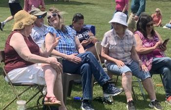 Boothbay Common is alive with the sound of music during the Fourth of July celebration. BILL PEARSON/Boothbay Register