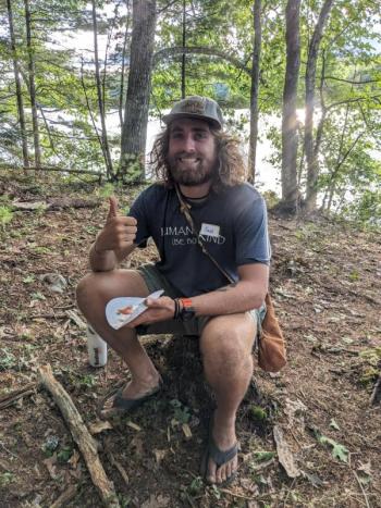 Josh Leathem, Hearty Roots program manager. CANDI JONETH/Boothbay Register Participant