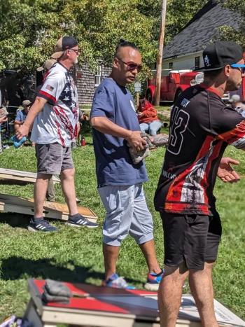 Boothbay Cornhole Classic. CANDI JONETH/Boothbay Register