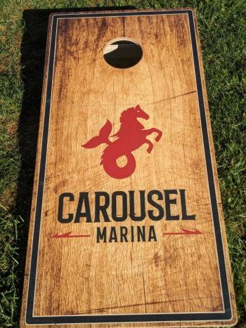 Boothbay Cornhole Classic. CANDI JONETH/Boothbay Register