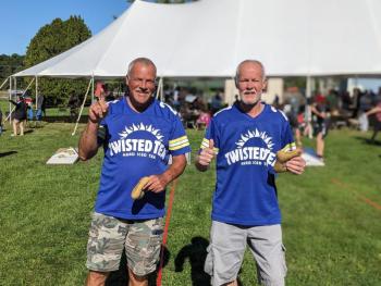Boothbay Cornhole Classic. CANDI JONETH/Boothbay Register