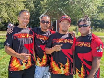 Team Rising 2 in second for $600. CANDI JONETH/Boothbay Register