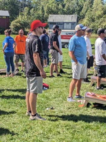 Boothbay Cornhole Classic. CANDI JONETH/Boothbay Register