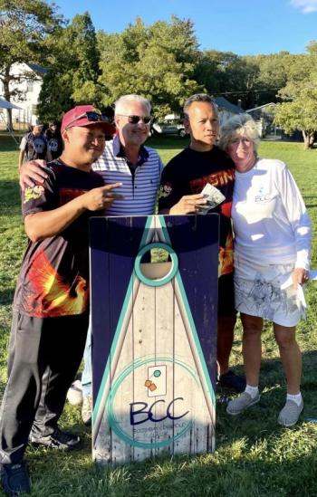 Boothbay Cornhole Classic. CANDI JONETH/Boothbay Register