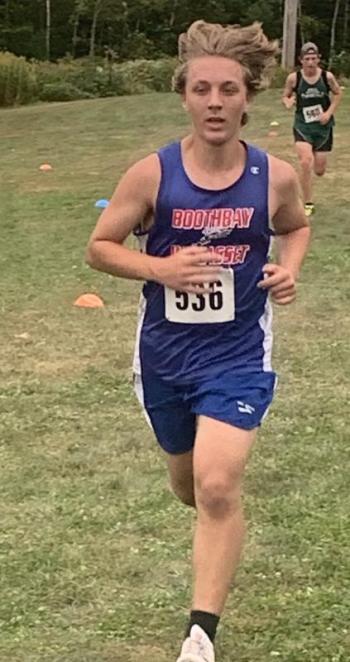 BILL PEARSON/Boothbay Register A boy runner.