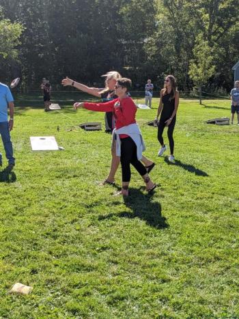 Boothbay Cornhole Classic. CANDI JONETH/Boothbay Register