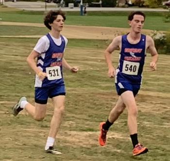 BILL PEARSON/Boothbay Register Boy runners