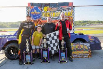 Strictly Street top 3, from left: Josh St. Clair, Jr. Official Jordan Moody, Zack Emerson and Dale Lawrence. Jasen Dickey Photography