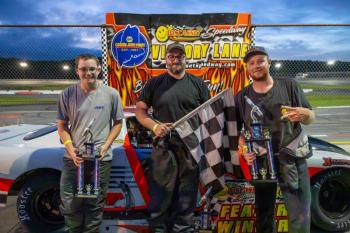 Super Street Top 3, from left: Josh Hall, Sean Johnson and Noah Haggett, Jasen Dickey Photography