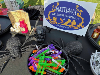 The People's Choice No. 1 trick-or-treat table. Bob Crink photo