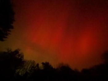 Aurora seen from Edgecomb. 