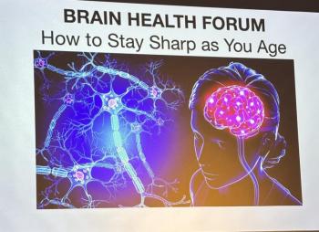 The Oct. 9 brain health forum begins. The Oct. 9 brain health forum begins.