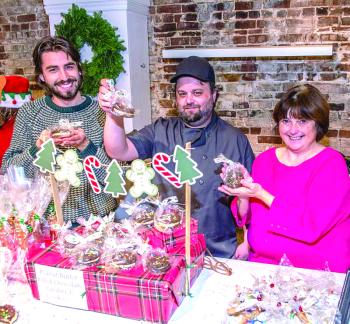 2023 Christmas Cookie Challenge judges took their job very seriously. Bob Bond photo