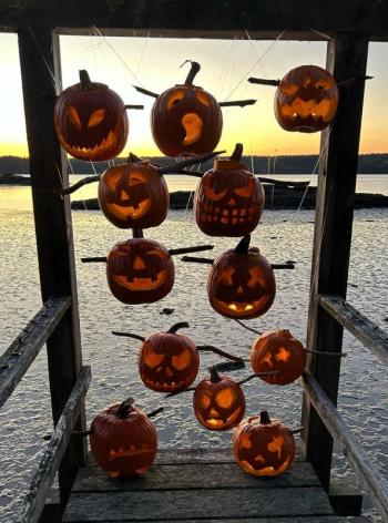 Carved pumpkins