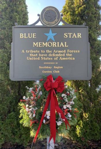 Blue Star Memorial Marker