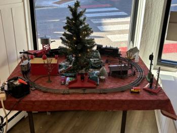 Model train just for fun. LISA KRISTOFF/Boothbay Register Model train just for fun. LISA KRISTOFF/Boothbay Register