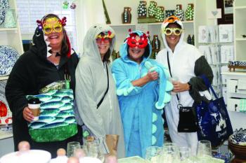 Early Bird Sale & PJ Party is a shopper's dream - and a good time, too! STEVE EDWARDS/Boothbay Register Early Bird Sale & PJ Party is a shopper's dream - and a good time, too! STEVE EDWARDS/Boothbay Register