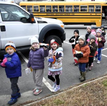 Boothbay Region Elementary School students