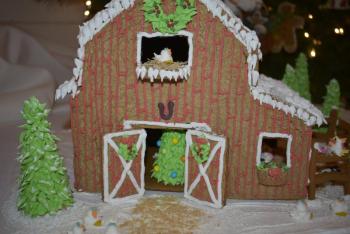 Best Landscaping: "Christmas Tree Farm" by Katrina Dunsmore.  LISA KRISTOFF/Boothbay Register