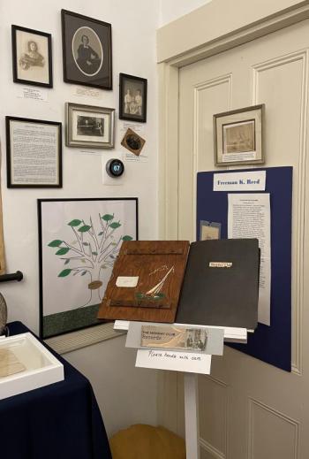 A display about the Monday Club. FRITZ FREUDENBERGER/Boothbay Register