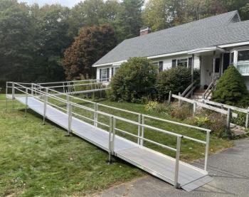 A ramp for a Boothbay home by RTLC. Courtesy of Jack Herger