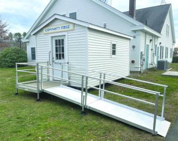 Ramp at the Community Fridge by RTLC. Courtesy of Jack Herger