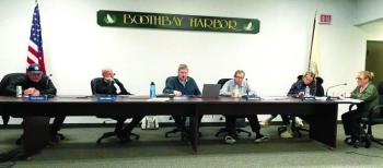 The Boothbay Harbor Selectboard Dec. 9. FRITZ FREUDENBERGER/Boothbay Register