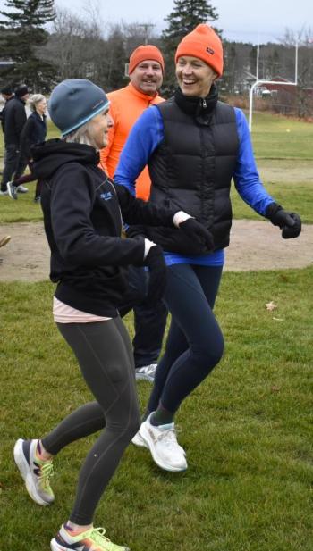 Turkey trot participants.